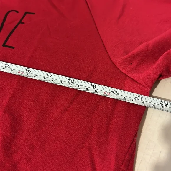 Rae Dunn CHOOSE JOY red sweatshirt - Picture 4 of 6